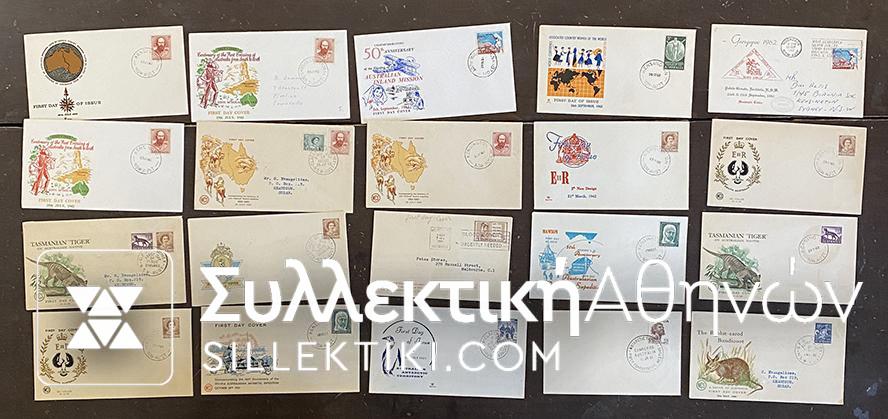 AUSTRALLIA 20 FDC